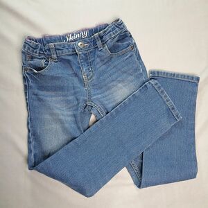 Crazy 8 Skinny Jeans Classic Blue Stretch Denim Pants Adjstable Waist Girls 8